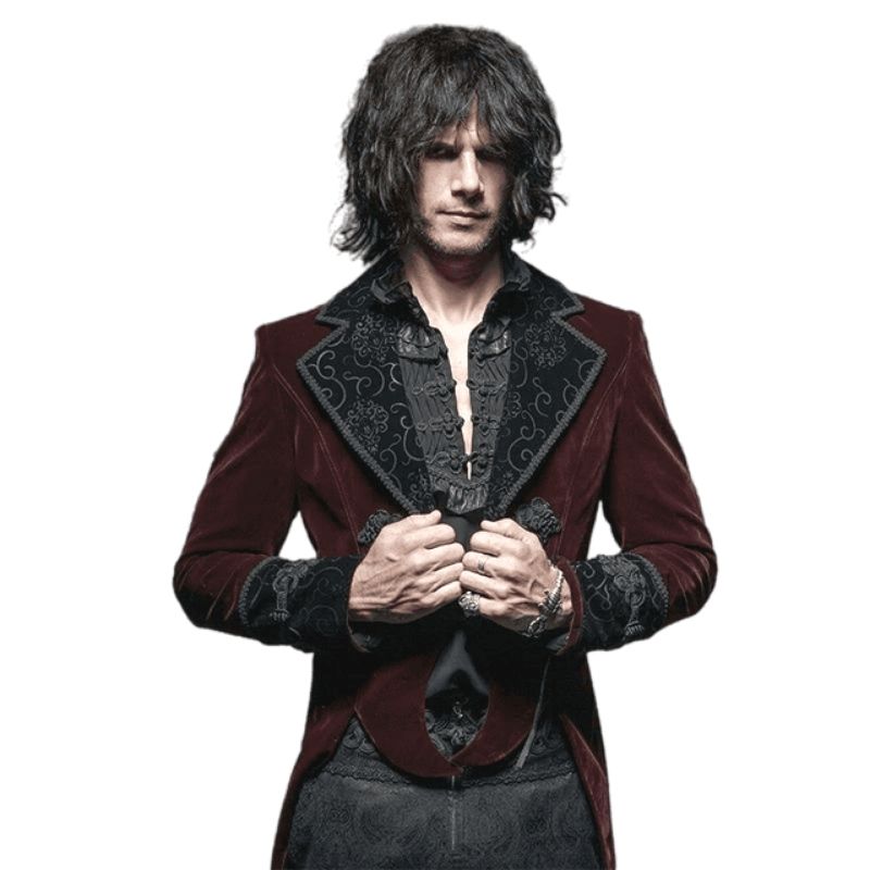 Veste homme steampunk gothique victorienne