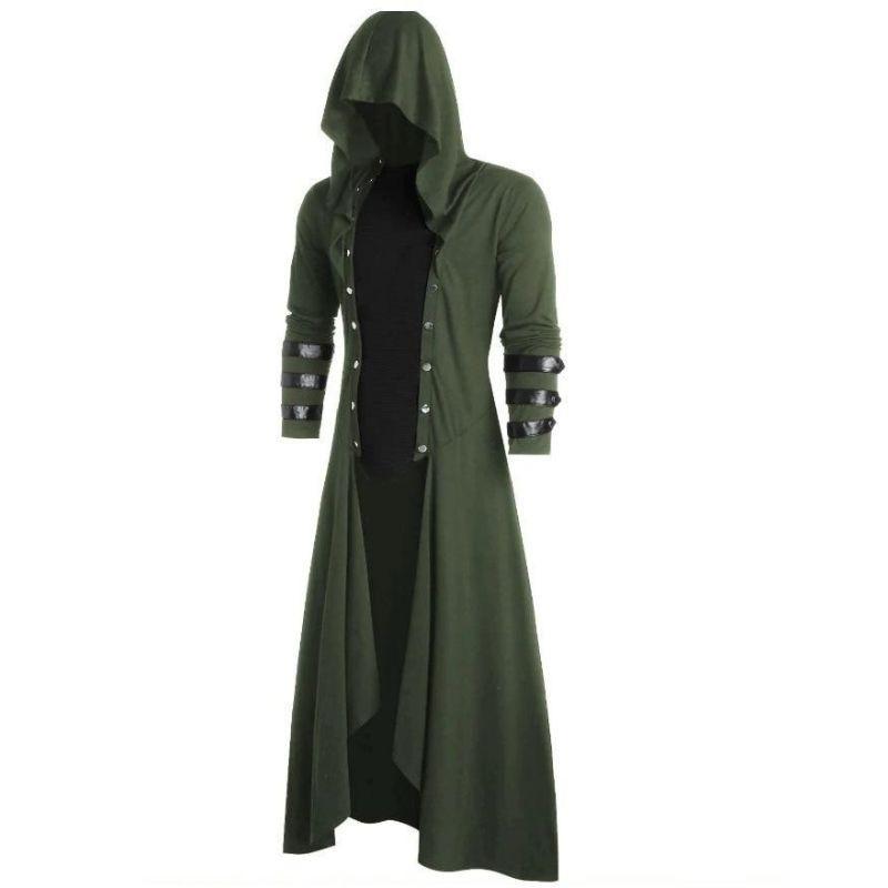 Veste masculine longue esprit steampunk