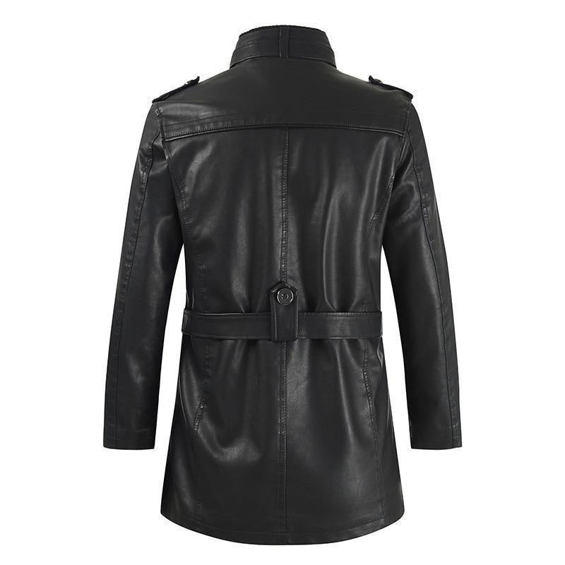 Veste masculine steampunk en PU
