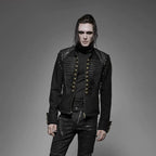 Veste militaire gothique pour homme façon officier