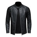 Veste motard homme en simili PU