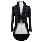 Veste noire steampunk de style gothique