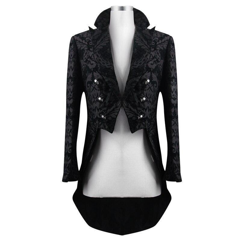 Veste noire steampunk de style gothique