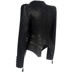 Veste pour femme façon gothique en simili