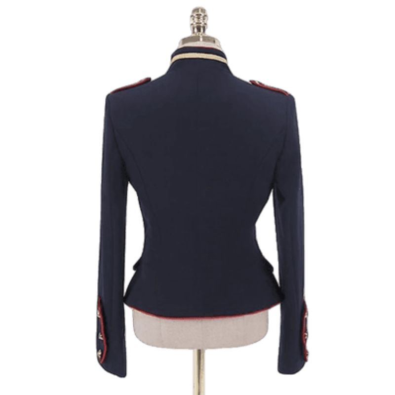 Veste pour femme façon militaire gothique