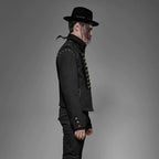 Veste pour homme gothique d’inspiration militaire et officier