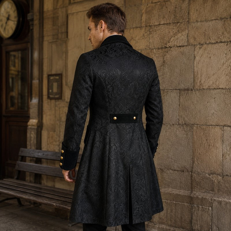 Veste pour homme mêlant styles steampunk et victorien