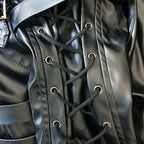 Veste PU aux styles gothique et steampunk