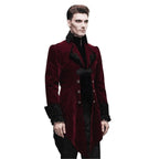 Veste rouge gothique homme