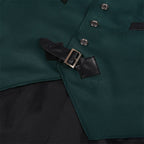 Veste steampunk dans les tons verts