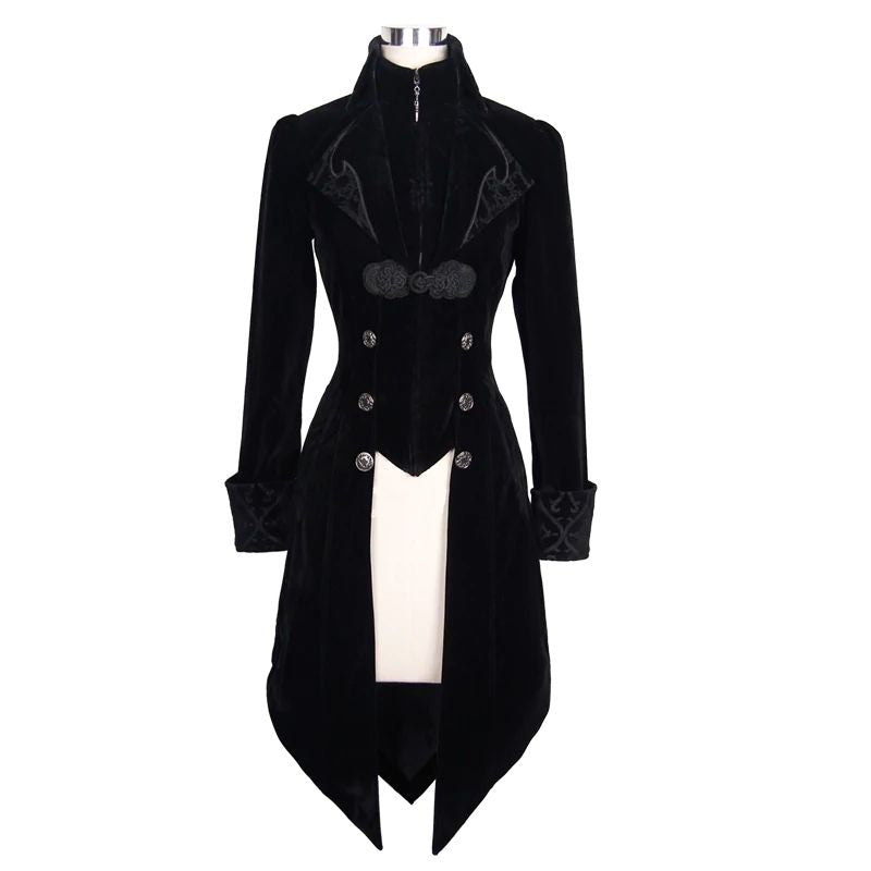 Veste steampunk de couleur noire
