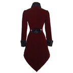 Veste steampunk en rouge