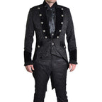 Veste steampunk gothique coupe queue-de-pie