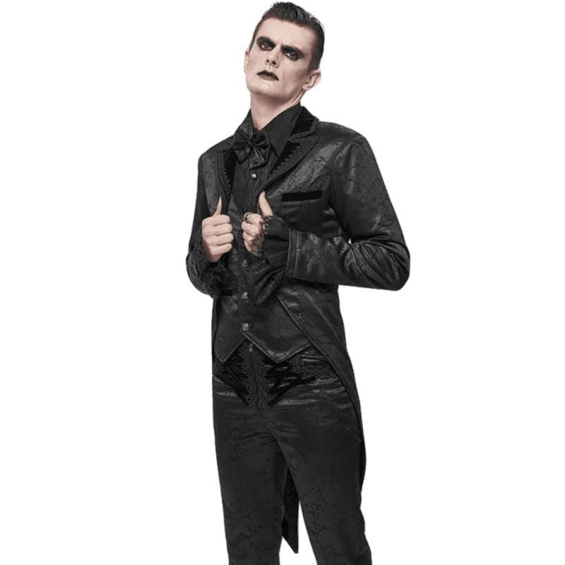 Veste steampunk homme avec queue-de-pie