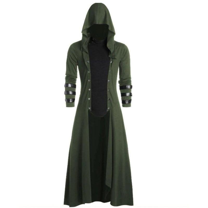 Veste steampunk homme coupe longue