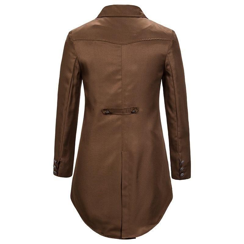 Veste steampunk homme coupe redingote