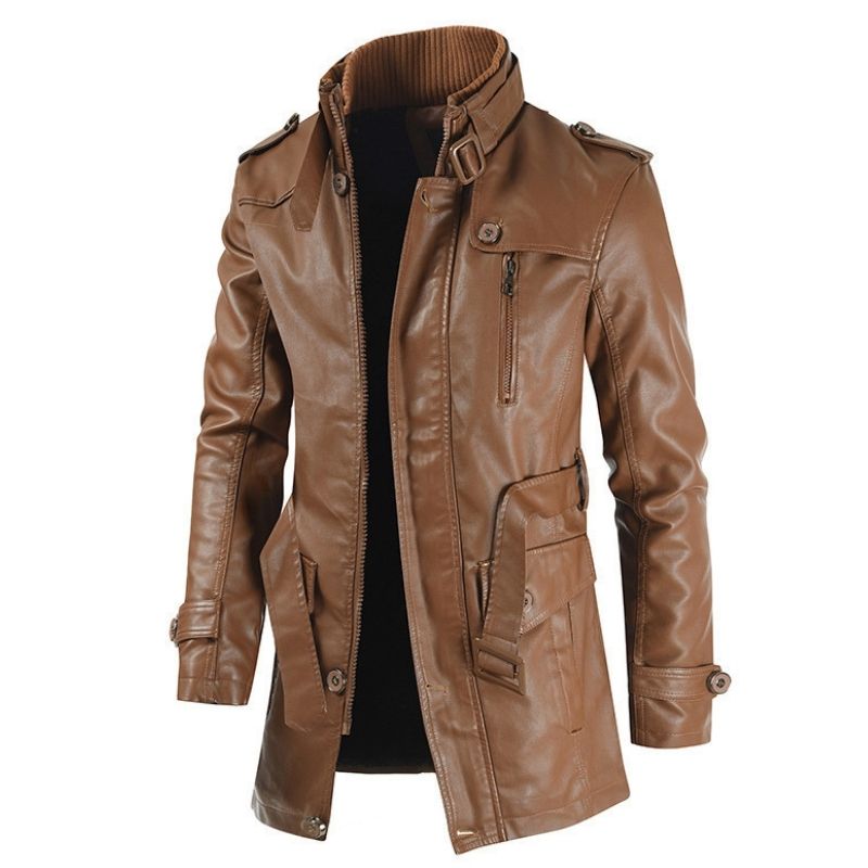 Veste steampunk homme en PU