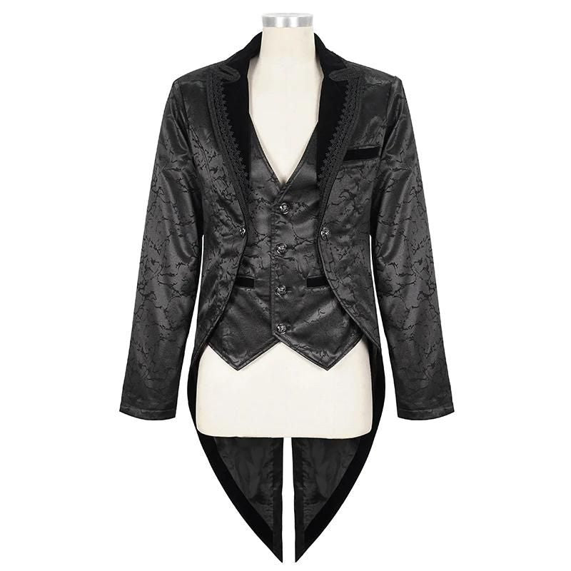 Veste steampunk masculine à queue-de-pie