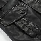 Veste steampunk masculine en PU