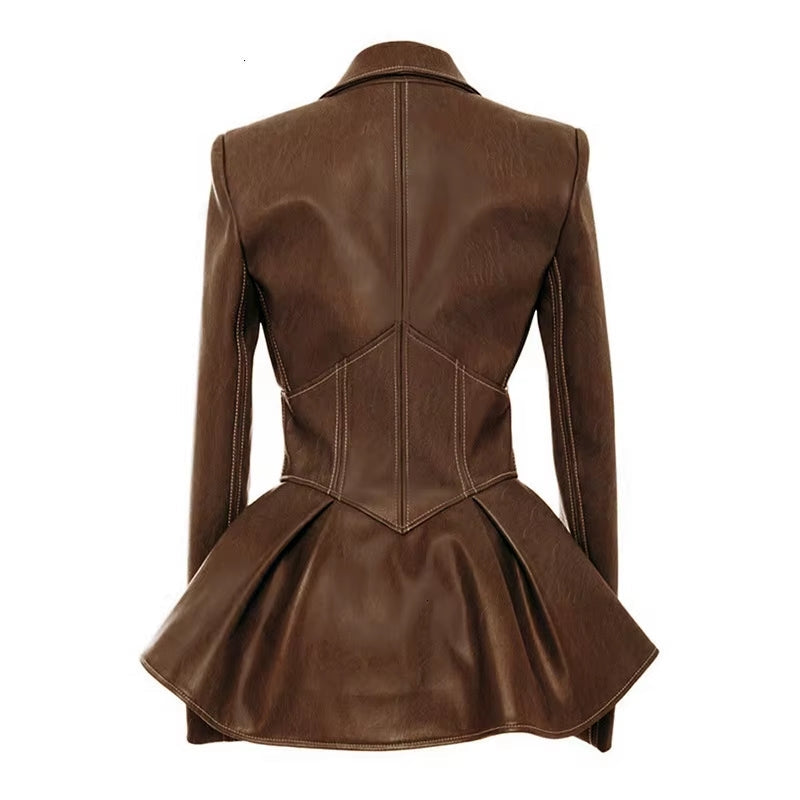 Veste steampunk victorienne conçue en simili