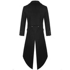 Veste victorienne gothique à queue-de-pie