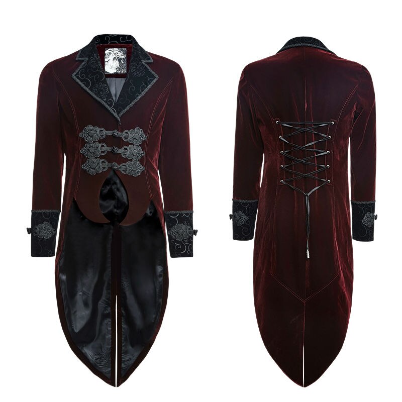 Veste victorienne gothique steampunk pour homme