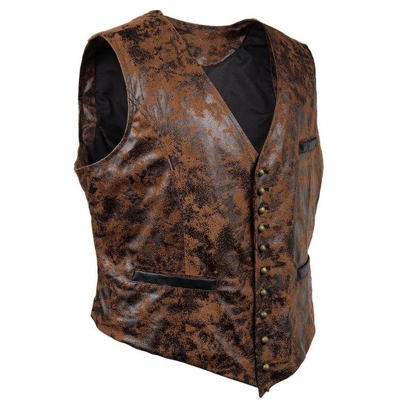 Veston vieilli au style steampunk